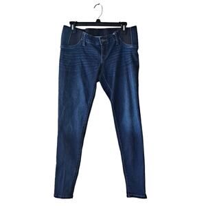 Isabel Maternity Dark Wash Denim Jeans Pants with Side Panel - Size 2/26R